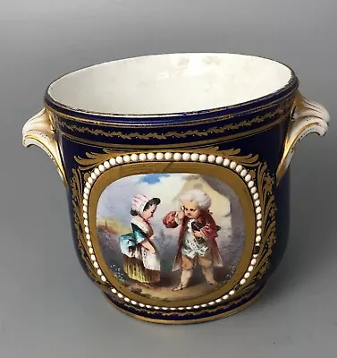Buy Antique Sevres Style Porcelain Cache Pot ALZX • 200£