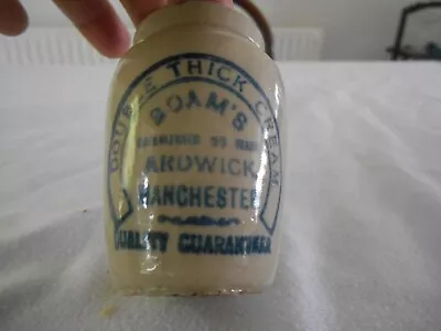 Buy Boam's Double Thick Cream Stoneware Jar Ardwick Manchester • 5£