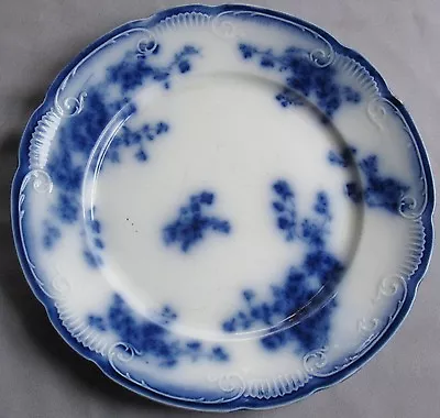 Buy Antique Flow Blue English Plate Marechal Neil Pattern W.h.grindley 1891-1914 • 200.37£