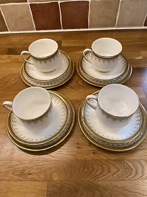 Buy 4 Vintage Royal Albert Paragon Athena Teacup Saucer Trio English Fine Bone China • 26£