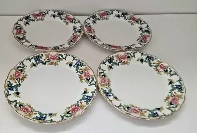 Buy Booths Royal Doulton Floradora Salad  Plates X4 D21cmVintage • 15£