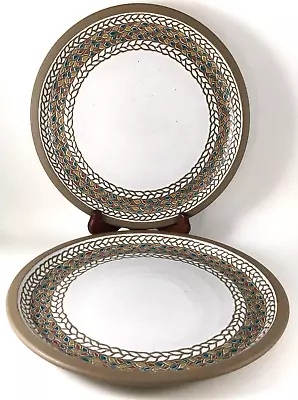 Buy Midwinter Braid Dinner Plates Lot Of 2 England 10.5  Vintage 1985 Wedgwood Group • 37.27£