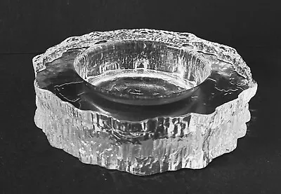 Buy Vintage IITTALA Finland Candle Holder T. Wirkkala  Map Of Europe  Crystal Glass • 41.55£