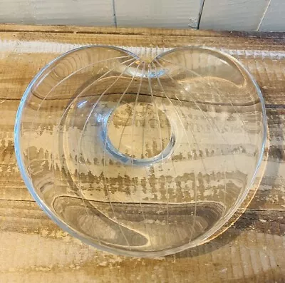 Buy Vintage Mid-Century Vicke Lindstrand Kosta Boda Etched Art Glass Bowl Dish • 65.23£