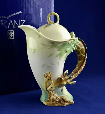 Buy Franz Porcelain Giraffe Teapot - 7-3/4  Tall - FZ00759 - Boxed • 149.50£