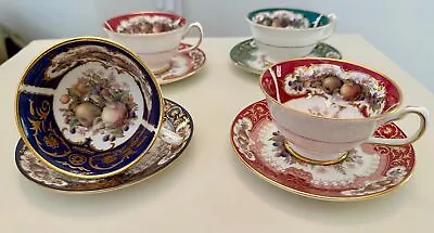 Buy Duchess Fine Bone China Chatsworth Teacups & Saucers Made In England • 88.53£