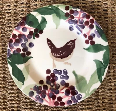Buy Emma Bridgewater Wren In Elderberry 6.5” Tea Plate Spongeware Autumn Fall Birds • 23.95£