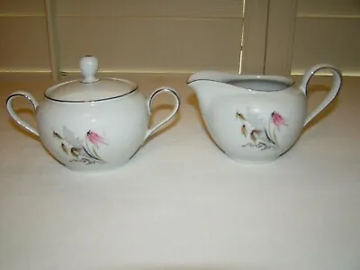 Buy Antq. Royal Duchess China Bavaria Germany Mountain Bell Creamer & Sugar 1940's • 18.63£