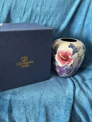 Buy Old Tupton Ware Vase Hibiscus New In Box TW1250 • 19.99£