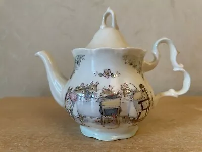 Buy Royal Doulton Brambly Hedge Child Miniature Teapot With Lid Party 11cm • 19.99£