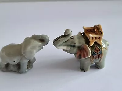 Buy Cute Miniature Elephant Figurine Approx 1  High • 2.50£