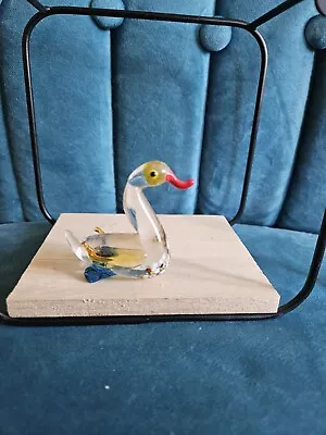 Buy Glass Animals Ornament Swan • 2£