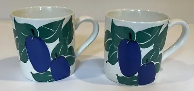 Buy VGC Set Of 2 Garden Fruits By Grindley (England) Porcelain Cups (30121 GRIGAF) • 18.63£