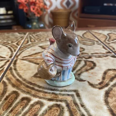 Buy Beatrix Potter Beswick  Mrs Tittlemouse Brown Back Stamp F. Warne & Co Figurine • 11.99£