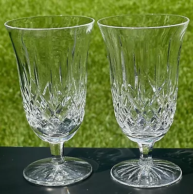 Buy 2 Waterford Lismore Stemmed Iced Tea Glasses Made In Ireland 6.5  12 Oz. Mint!! • 102.51£