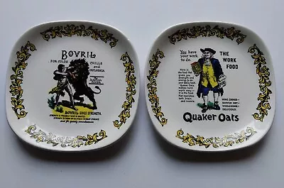 Buy 2 Plates Lord Nelson Pottery Bovril Quaker Oats • 25£