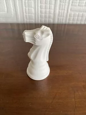 Buy Lovely Antique Parian Ware Knight Chess Piece • 20£