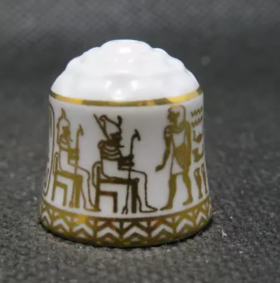 Buy Fenton T.g England Bone China Thimble Egyptian Symbols And Gods • 5.88£