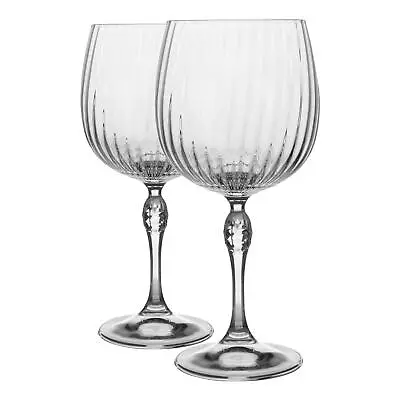 Buy 2x America '20s Gin And Tonic Glasses Art Deco Cocktail Copa De Balon 745ml • 19£