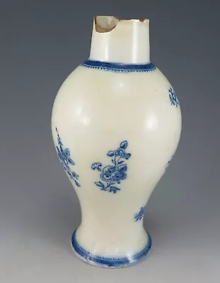 Buy Antique Pottery Pearlware Blue Transfer Spode Gloucester Pattern Vase 1810 • 29£