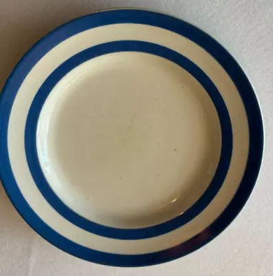 Buy Vintage Cornish Blue T G Green Side Plate 17.5cm Diameter - Judith Onions Stamp • 14£