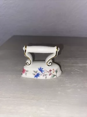 Buy Miniature Victorian Iron Handpainted Flowers Fine Bone China England • 4.99£