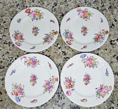 Buy Antique Coalport England China AD1750 Salad Plate Floral Embossed Rim 8-1/4  • 27.95£