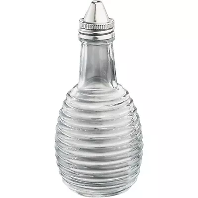 Buy Vinegar Bottle Glass Shaker Beehive Glass Ribbed Oil Pot Cruets Condiment • 6.95£