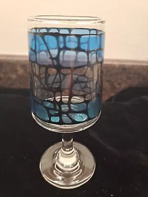 Buy Vintage Crackle Look Cordial Small Glass • 2£