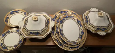 Buy Grimwades “Ming” Part China Set 11 Piece - Antique - Tureen Platter Bowl Plate • 381.71£