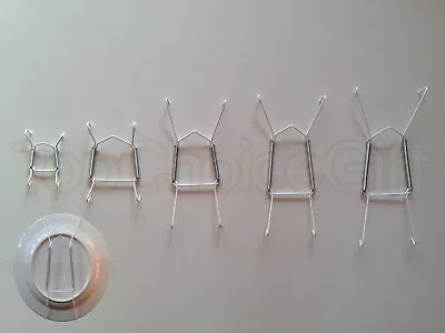 Buy China Plate Decorative Dish Wire Wall Display Hanger Hangers Hanging Mount Racks • 2.99£