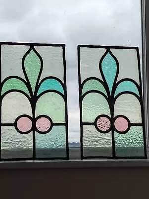 Buy Decorative Victorian Stained Glass Window Panel • 85£