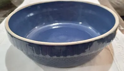 Buy Yellowware Bowl Blue Venetian Roseville Pottery Co.  9 1/2 Inches • 85.74£