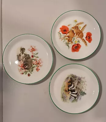 Buy Crown Staffordshire Decorative Plates - Set Of 3.  Excellent Condition • 1.99£