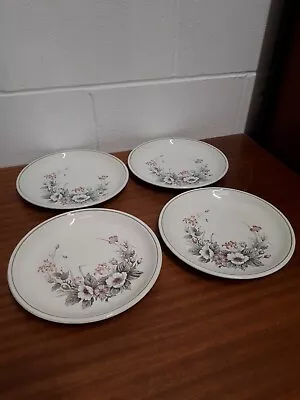 Buy 4x Wild Rose Dinnerware Collection Plates • 10.99£