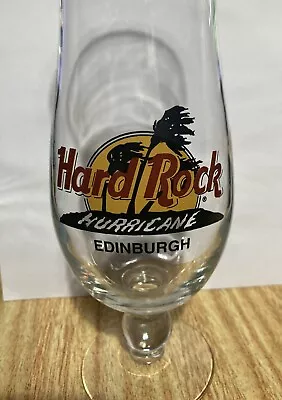 Buy Vintage Hard Rock Cafe Hurricane Edinburgh Glass 9.5 Inch Glassware Beer • 5.98£