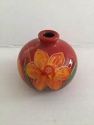 Buy Anita Harris Pottery Vase Sunflower • 38£