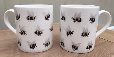 Buy 2 Bumble Bee China Mugs The Old Sun Pottery • 5£