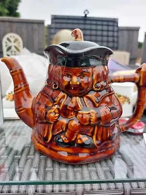 Buy Charming Vintage Treacle Glaze Toby Character Teapot By Price Kensington • 28£