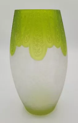 Buy French Art Deco Etched Cameo Art Glass Vase 1436 • 280.07£