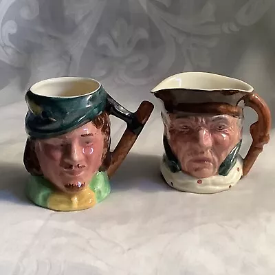 Buy Vintage Lancaster Sandland Toby Mugs Robin Hood & Highwayman England 2.75  • 26.93£