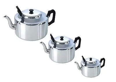 Buy 4 Pints 6 Pints 8 Pints Aluminium Catering Teapot Kettle Heat Persistence Handle • 22.99£