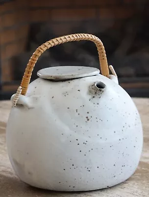 Buy Large Elegant Wabi-Sabi Minimalist Teapot Hand Thrown Studio Pottery • 209.68£