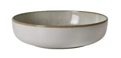 Buy 2x Pasta Bowls Stew Rice Plates Deep Dessert Dinner Plates Stoneware 18cm Neira • 12.99£