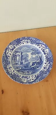 Buy Beautiful Vintage Spode 9inch Plate Blue/white Italian Collectable Design C1816J • 16£