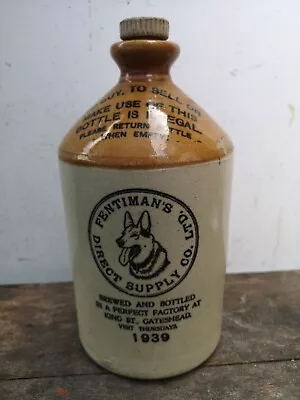 Buy Rare Fentimans Stoneware Jar Dating 1939  Old Grey Hens  • 55£