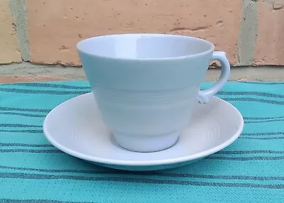 Buy Woods Ware Blue Iris Tea Cup And Saucer • 9.95£