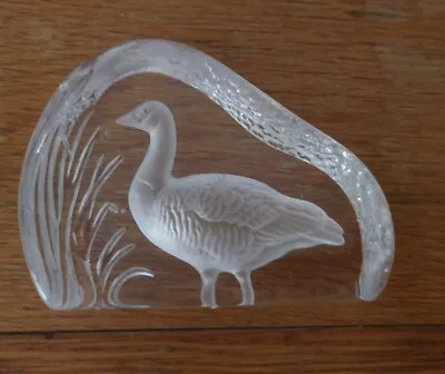 Buy Collectors Wedgwood Crystal Paperweight Goose  • 6.90£