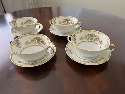 Buy Cream Soup Bowls/Underplates-Antique-Noritake China- Arabella- Circa 1930- (6) • 58.25£