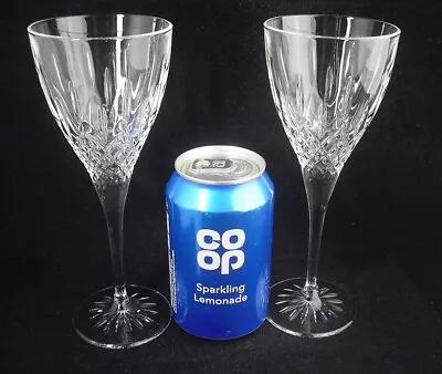 Buy Pair Of Royal Doulton Crystal Earlswood Wine Glasses 7.5 H (unsigned) • 12.99£